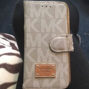 Michael Kors IPHONE 7 PLUS CASE/Wallet